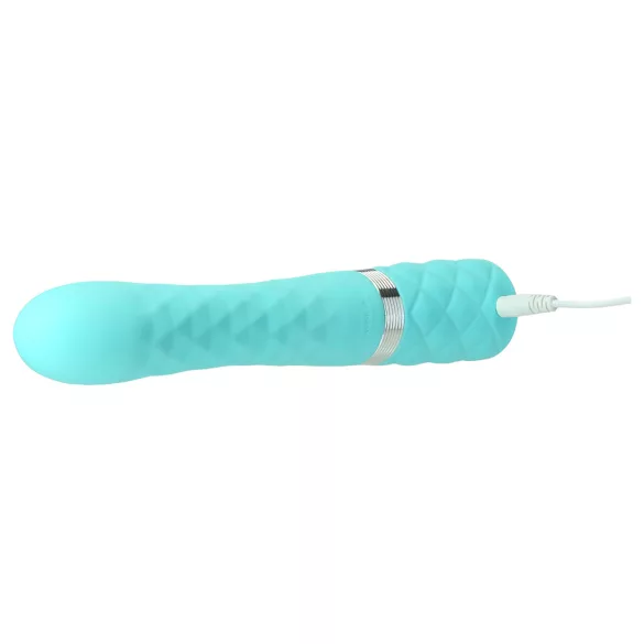 Pillow Talk Lively - Rechargeable Vibrator with Clitoral Arm (Turquoise)