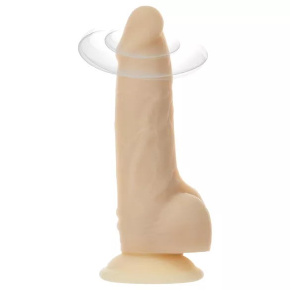 Naked Addiction Rotating Vibrator (18cm) - Natural Finish