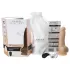 Naked Addiction Rotating Vibrator (18cm) - Natural Finish