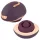 Belou - Rechargeable Rotating Vulva Massager Vibrator (Purple)