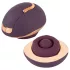 Belou - Rechargeable Rotating Vulva Massager Vibrator (Purple)