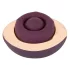 Belou - Rechargeable Rotating Vulva Massager Vibrator (Purple)