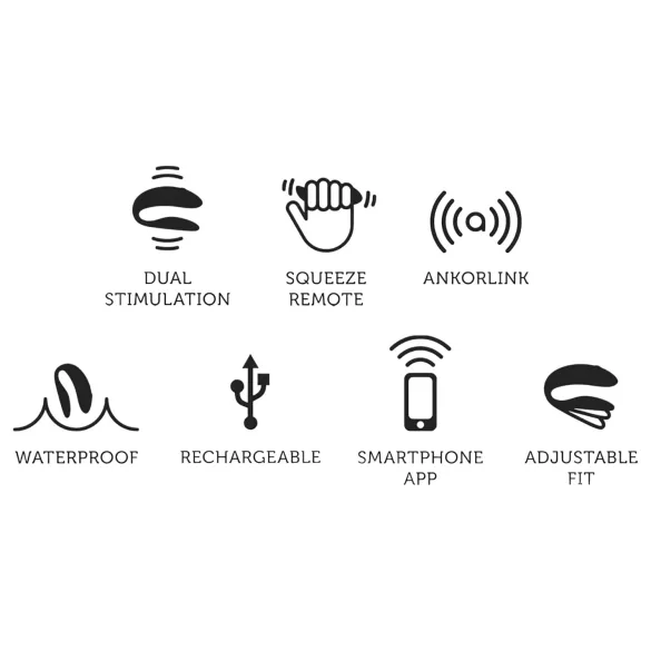 We-Vibe Chorus - Smart Rechargeable Couples Vibrator (Orange)