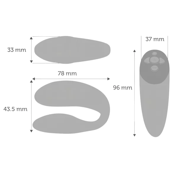 We-Vibe Chorus - Smart Rechargeable Couples Vibrator (Orange)