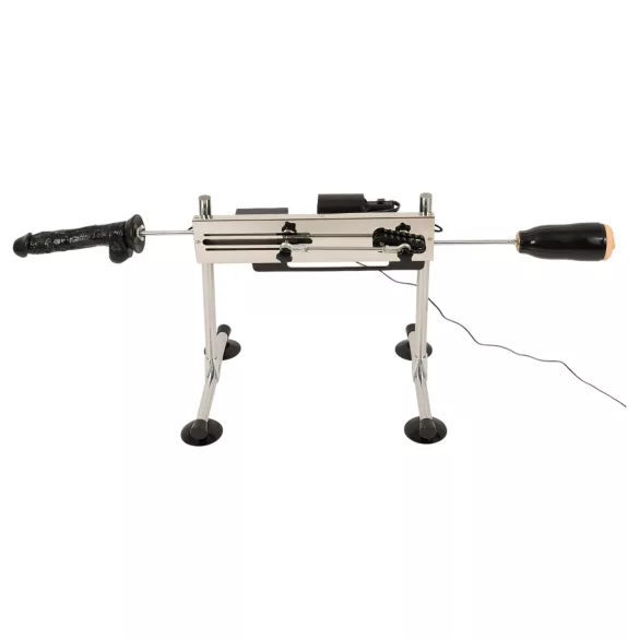 The Ultimate Pleasure Machine - Dual System with Two Dildos & One Sleeve