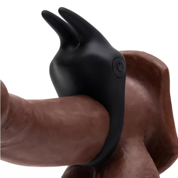 Fifty Shades of Grey Sensation - clitoral stimulating penis ring (black)