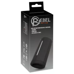   Rebel Pleasure Pro - Rechargeable, 3-Function Masturbator (Black)