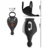 Rebel - Rechargeable Vibrating Ring & Stimulation Toy (Black)