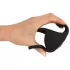 Rebel - Rechargeable Vibrating Ring & Stimulation Toy (Black)