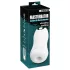 STROKER - Rechargeable, Suction-Vibrating Masturbator (White)