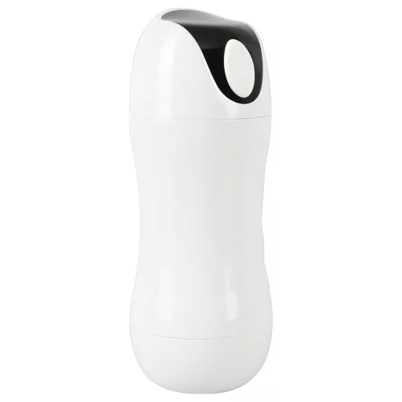 STROKER - Rechargeable, Suction-Vibrating Masturbator (White)