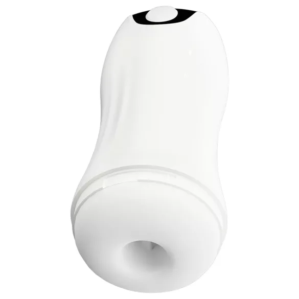 STROKER - Rechargeable, Suction-Vibrating Masturbator (White)