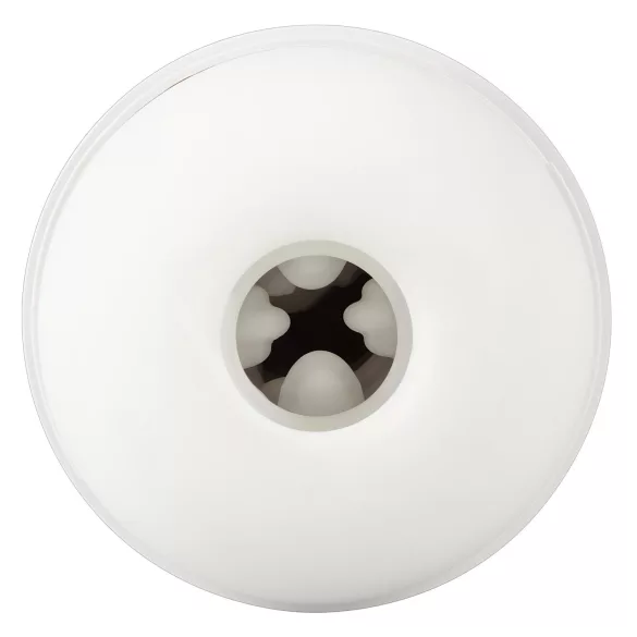 STROKER - Rechargeable, Suction-Vibrating Masturbator (White)