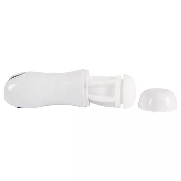 STROKER - Rechargeable, Suction-Vibrating Masturbator (White)