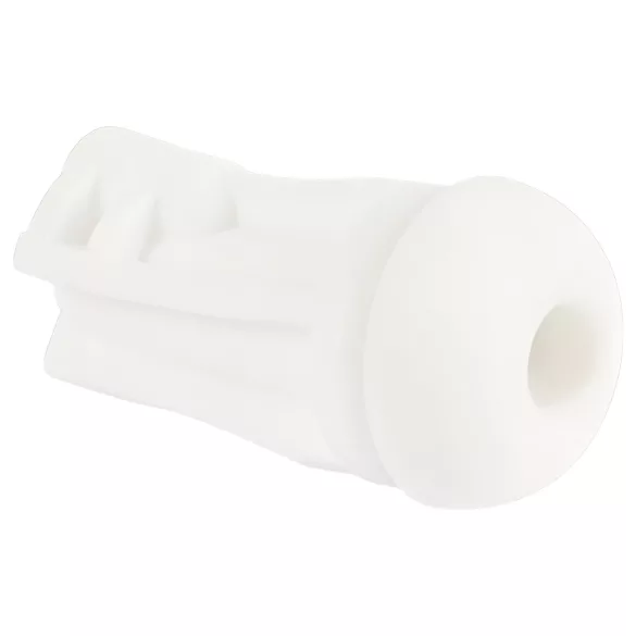 STROKER - Rechargeable, Suction-Vibrating Masturbator (White)