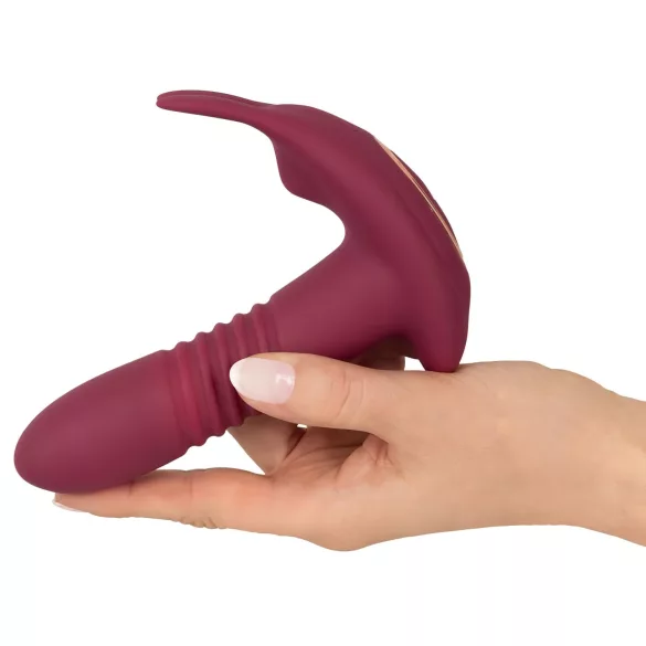 Javida RC - Wireless 3-Function Clitoral Vibrator (Red)