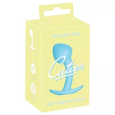 Cuties Mini Butt Plug - silicone anal plug (blue, 2.6 cm)