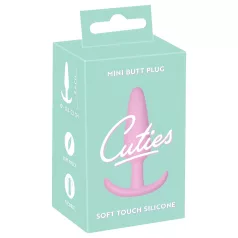 Cuties Mini Silicone Butt Plug - Pink (2.1cm)