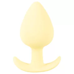 Cuties Mini Butt Plug - silicone anal plug (yellow, 3.1 cm)
