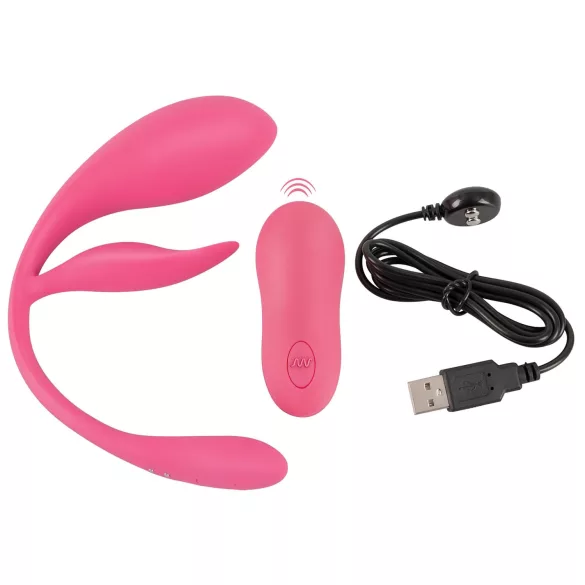 SMILE - Rechargeable Pink Vibrating Egg with Radio Control