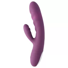   Svakom Avery - Rechargeable Thrusting Vibrator with Clitoral Arm (Purple)