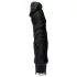 Nature Skin - realistic vibrator (black, 22 cm)