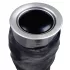 Nature Skin - realistic vibrator (black, 22 cm)