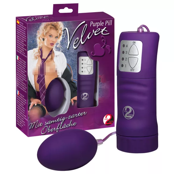 You2Toys - Velvet Touch Vibrating Egg (Purple)