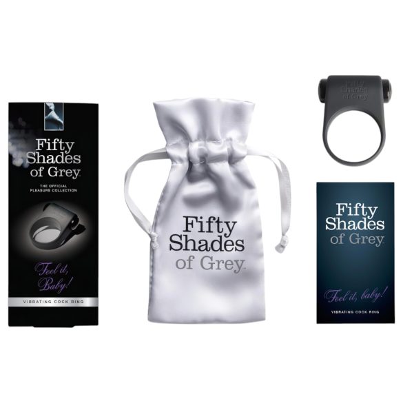 Fifty Shades of Grey Feel It - Vibrating Ring (Black)
