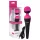 PalmPower Wand - Rechargeable Massager Vibrator (Pink-Black)