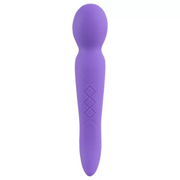 SMILE Wand - Dual Motor Massager Vibrator (Purple)