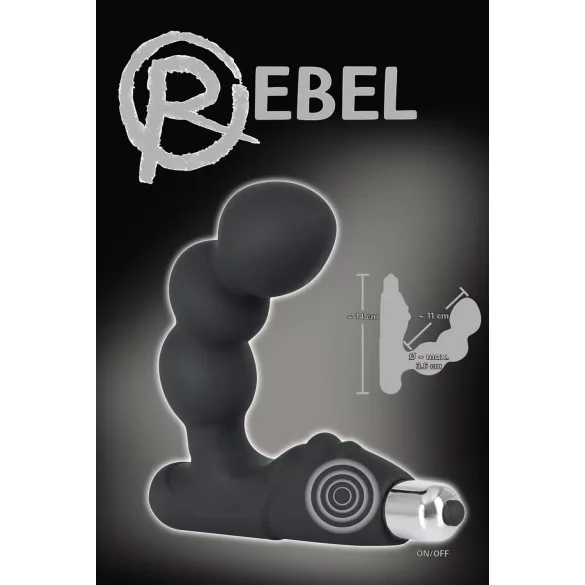 Rebel - Spherical Prostate Massager (Black)