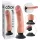 King Cock 9" Suction Cup Vibrator (23 cm) - Natural