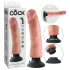 King Cock 9" Suction Cup Vibrator (23 cm) - Natural
