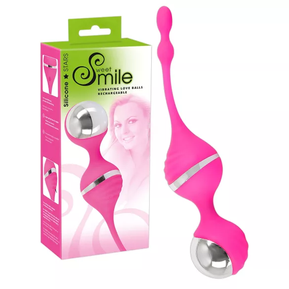 SMILE Love Ball - Vibrating Kegel Exerciser (Pink)