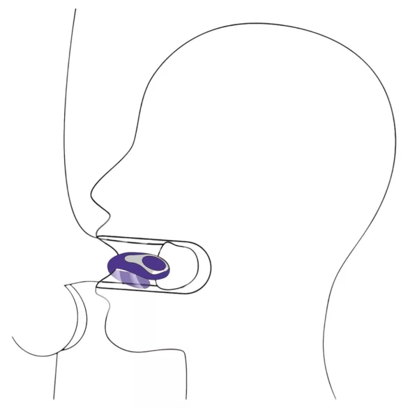 You2Toys - Rechargeable Silicone Oral Vibrator (Purple)