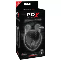 PDX Elite - Silicone Vibrating Penis Massager (Black)