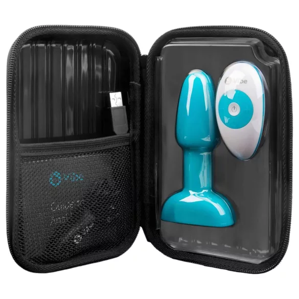 b-Vibe Rimming - Rotating Beaded Anal Vibrator (Turquoise)