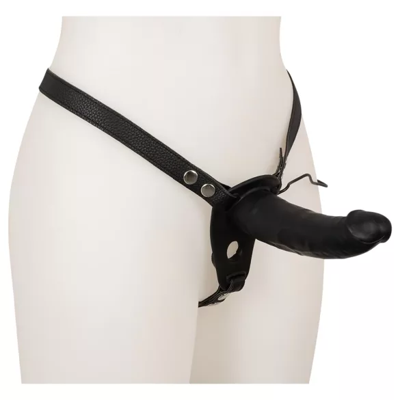 Double Thruster - Strap-On Dual Vibrator (Black)