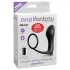 Analfantasy - Finger Anal Vibrator with Penis Ring (Black)