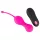 SMILE Love Balls - Rechargeable Pink Vibrating Egg with Remote Control