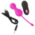 SMILE Love Balls - Rechargeable Pink Vibrating Egg with Remote Control