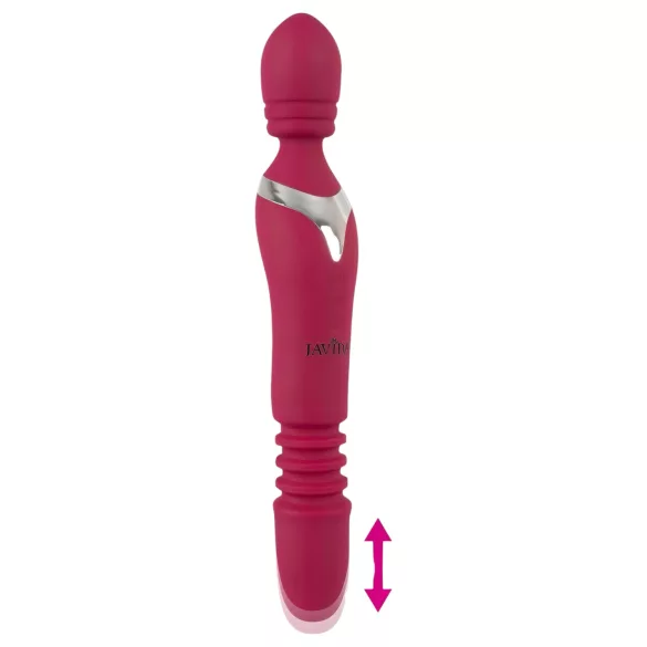 Javida Thrusting - 3-in-1 Massaging Vibrator (Red)