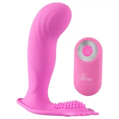   SMILE Rechargeable G-Spot Vibrator Panty with Remote Control (Pink)