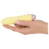 Cuties Mini Yellow - Rechargeable Silicone Vibrator (Yellow)