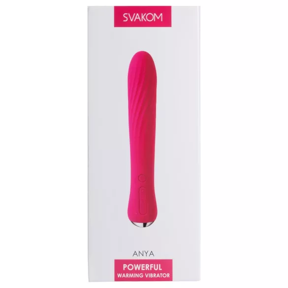Svakom Anya - Rechargeable Warming Rod Vibrator (Red)