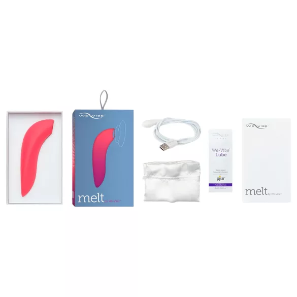 We-Vibe Melt - App-controlled air pulse clitoral stimulator (coral)