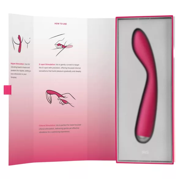 Svakom Iris - Rechargeable, Waterproof G-Spot Vibrator (Red)