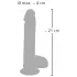 Medical Thrusting - suction cup thrusting & rotating vibrator (flesh‑tone)