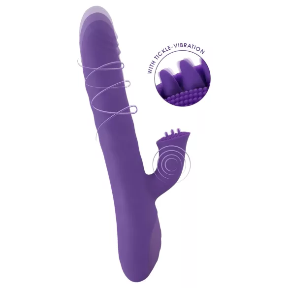 Smile Pearl - Pearl-textured Vibrator (Purple)